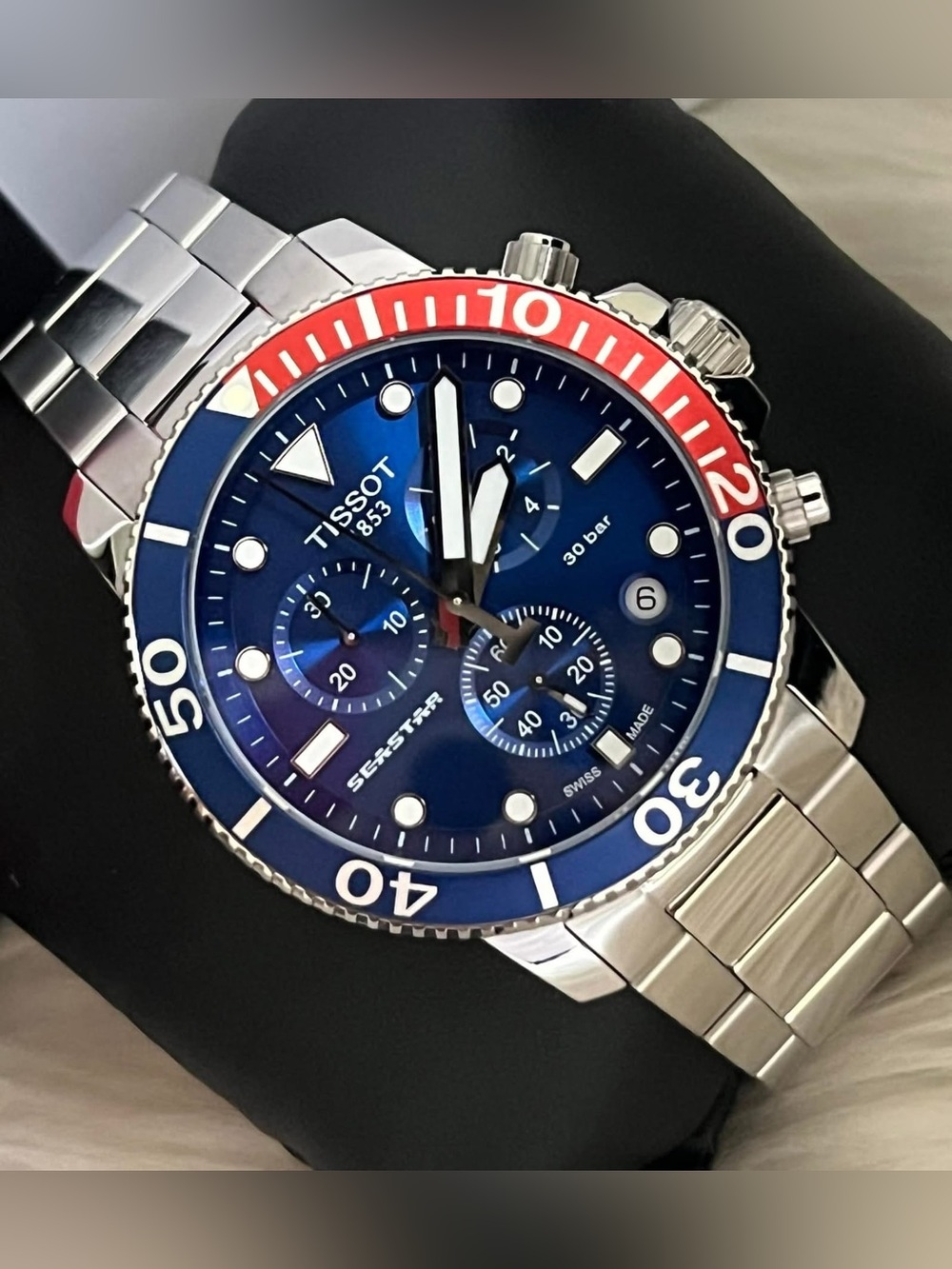 T120.417.11.041.03 - Tissot Men’s Seastar 1000 Quartz Chronograph Watch - Picture 3 of 12